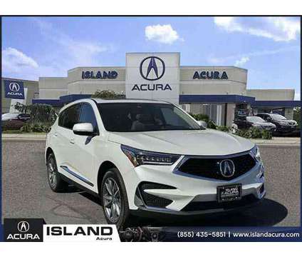 2021 Acura RDX w/Technology Package w/Navigation is a Silver, White 2021 Acura RDX Car for Sale in Wantagh NY