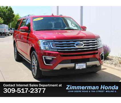 2020 Ford Expedition Max Limited is a Red 2020 Ford Expedition Car for Sale in Moline IL