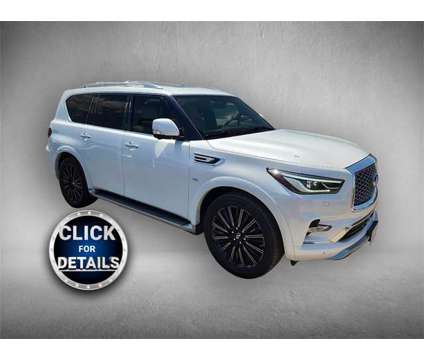 2019 Infiniti Qx80 Limited is a White 2019 Infiniti QX80 Limited Car for Sale in Lubbock TX