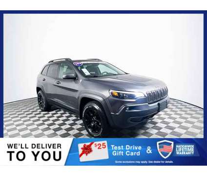 2019 Jeep Cherokee Trailhawk Elite is a Grey 2019 Jeep Cherokee Trailhawk Car for Sale in Tampa FL
