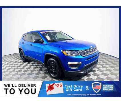 2020 Jeep Compass Sport is a Blue 2020 Jeep Compass Sport Car for Sale in Tampa FL