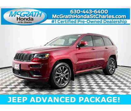 2018 Jeep Grand Cherokee High Altitude is a Red 2018 Jeep grand cherokee High Altitude Car for Sale in Saint Charles IL