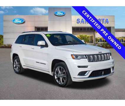 2019 Jeep Grand Cherokee PLATINUM is a White 2019 Jeep grand cherokee Car for Sale in Sarasota FL