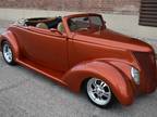 1937 Ford Cabriolet Fiberglass Street Rod Orange