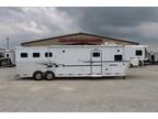 2005 Exiss 8413 - 3 Horse Living Quarter with Slide Out and B 3 horses