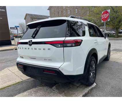 2022 Nissan Pathfinder SV 4WD is a White 2022 Nissan Pathfinder SV SUV in Fall River MA