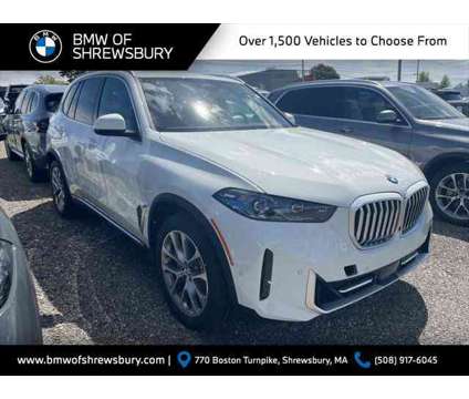 2025 BMW X5 xDrive40i is a White 2025 BMW X5 4.8is SUV in Shrewsbury MA