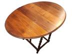 Vintage Oval Dropleaf Table