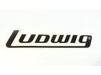VINTAGE LUDWIG LOGO STICKER for BASS DRUM NOS NEW OLD STOCK D324-02