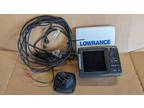LOWRANCE ELITE 5 DSI CHART PLOTTER GPS Display, Transducer/ Power , Base & Cover