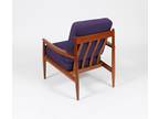 1960s Danish Teak Lounge Chair by Grete Jalk for France and Son. MCM Armchair
