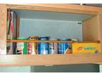 Oak Cupboard / Refrig. Bars Extends 15-1/2" - 28" RV Camper - S078-728427