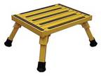 Aluminum Folding Platform Safety Step Small Yellow - S107-441501