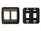 Base/Switch Plate Assembly Double Black - S018-552056