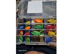 Flambeau 4007 Tackle Box Full Iarge And Small Frogs