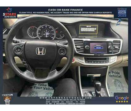 2015 Honda Accord for sale is a Red 2015 Honda Accord Car for Sale in Dallas TX