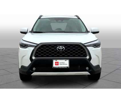 2023UsedToyotaUsedCorolla CrossUsed4WD (GS) is a White 2023 Toyota Corolla Car for Sale in Houston TX