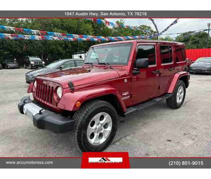 2013 Jeep Wrangler for sale is a Red 2013 Jeep Wrangler Car for Sale in San Antonio TX
