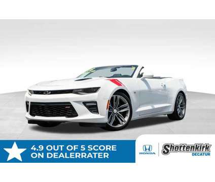 2018UsedChevroletUsedCamaroUsed2dr Conv is a White 2018 Chevrolet Camaro Car for Sale in Decatur AL