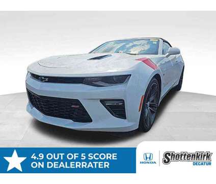 2018UsedChevroletUsedCamaroUsed2dr Conv is a White 2018 Chevrolet Camaro Car for Sale in Decatur AL