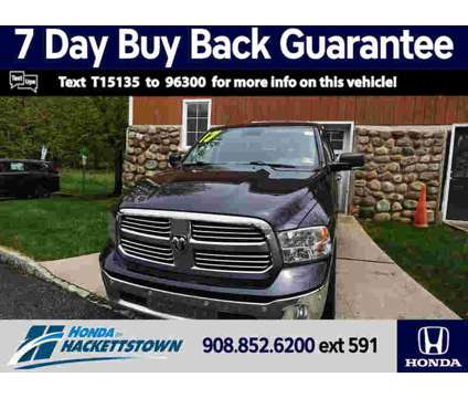 2017UsedRamUsed1500Used4x4 Crew Cab 5 7 Box is a 2017 RAM 1500 Model Car for Sale in Hackettstown NJ