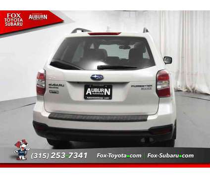 2016UsedSubaruUsedForesterUsed4dr CVT PZEV is a White 2016 Subaru Forester Car for Sale in Auburn NY