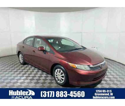 2012UsedHondaUsedCivicUsed4dr Auto is a Red 2012 Honda Civic Car for Sale in Greenwood IN