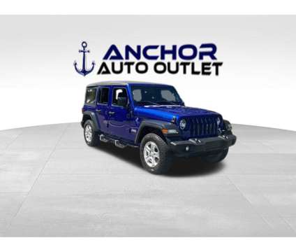 2018 Jeep Wrangler Unlimited Sport S is a Blue 2018 Jeep Wrangler Unlimited SUV in Cary NC