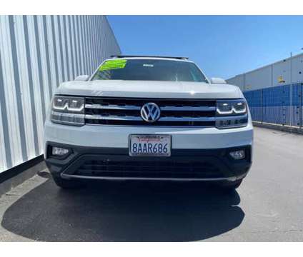 2018UsedVolkswagenUsedAtlasUsedFWD is a White 2018 Volkswagen Atlas Car for Sale in Bakersfield CA