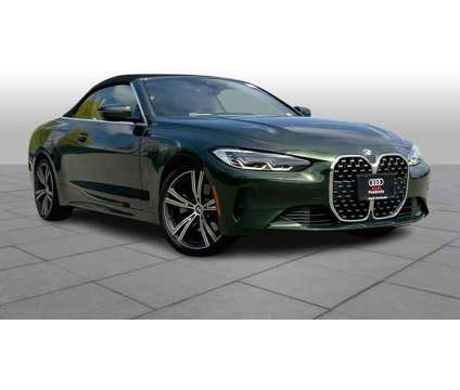 2022UsedBMWUsed4 SeriesUsedConvertible is a Green 2022 Car for Sale in Peabody MA