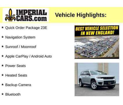 2023UsedJeepUsedGrand Cherokee LUsed4x4 is a Silver 2023 Jeep grand cherokee Limited SUV in Mendon MA
