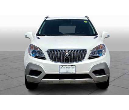 2016UsedBuickUsedEncoreUsedFWD 4dr is a White 2016 Buick Encore Car for Sale in Lubbock TX