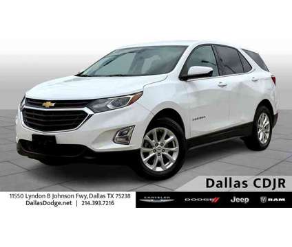 2018UsedChevroletUsedEquinoxUsedFWD 4dr is a White 2018 Chevrolet Equinox Car for Sale in Dallas TX