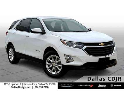 2018UsedChevroletUsedEquinoxUsedFWD 4dr is a White 2018 Chevrolet Equinox Car for Sale in Dallas TX