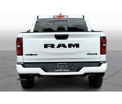 2025NewRamNew1500New4x4 Crew Cab 57 Box is a White 2025 RAM 1500 Model Car for Sale in Rockwall TX