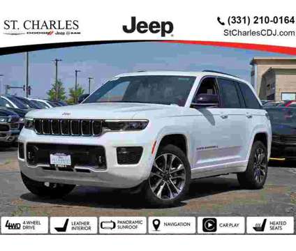 2024 Jeep Grand Cherokee Overland is a White 2024 Jeep grand cherokee Overland SUV in Saint Charles IL
