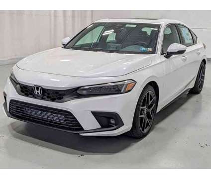 2024NewHondaNewCivic HatchbackNewCVT is a Silver, White 2024 Honda Civic Car for Sale in Greensburg PA