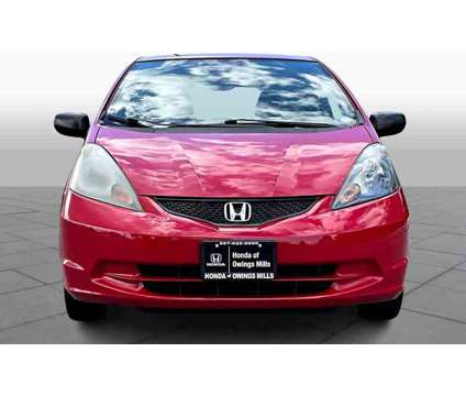 2010UsedHondaUsedFitUsed5dr HB Auto is a Red 2010 Honda Fit Car for Sale in Owings Mills MD