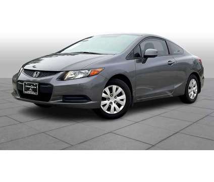 2012UsedHondaUsedCivicUsed2dr Auto is a Grey 2012 Honda Civic Car for Sale in Houston TX