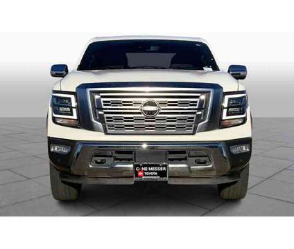 2023UsedNissanUsedTitanUsed4x4 Crew Cab is a White 2023 Nissan Titan Car for Sale in Lubbock TX