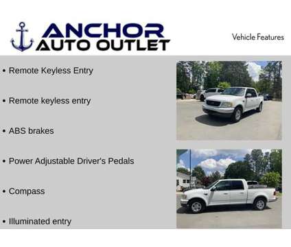 2001 Ford F-150 Lariat is a White 2001 Ford F-150 Lariat Truck in Cary NC