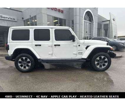 2020 Jeep Wrangler Unlimited Sahara 4WD is a White 2020 Jeep Wrangler Unlimited Sahara SUV in Saint Charles IL