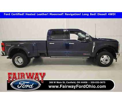 2024 Ford F-350SD Lariat DRW is a Blue 2024 Ford F-350 Lariat Truck in Canfield OH
