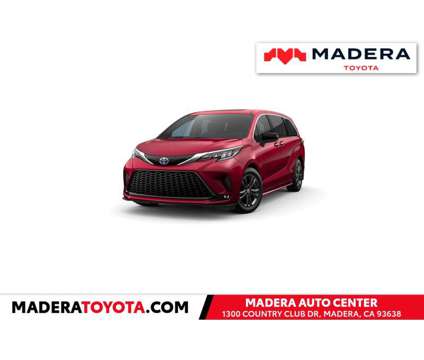 2024 Toyota Sienna XSE 7 Passenger is a Red 2024 Toyota Sienna Car for Sale in Madera CA