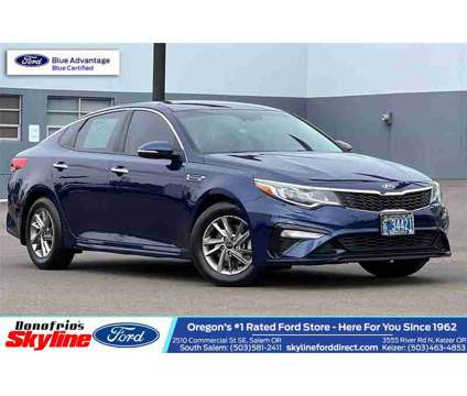 2019 Kia Optima LX is a Blue 2019 Kia Optima LX Sedan in Salem OR