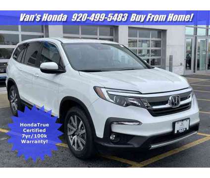 2021 Honda Pilot EX-L is a Silver, White 2021 Honda Pilot EX Car for Sale in Green Bay WI