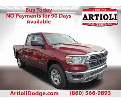 2022 Ram 1500 Big Horn is a Red 2022 RAM 1500 Model Big Horn Car for Sale in Enfield CT