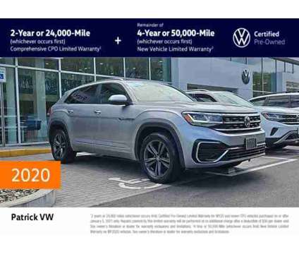 2020 Volkswagen Atlas Cross Sport 3.6L V6 SE w/Technology R-Line is a Silver 2020 Volkswagen Atlas Car for Sale in Auburn MA