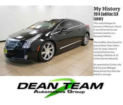 2014 Cadillac ELR Luxury is a Black 2014 Cadillac ELR Car for Sale in Saint Louis MO