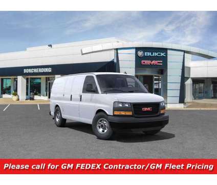 2024 GMC Savana Cargo Van Work Van is a White 2024 GMC Savana Van in Cincinnati OH